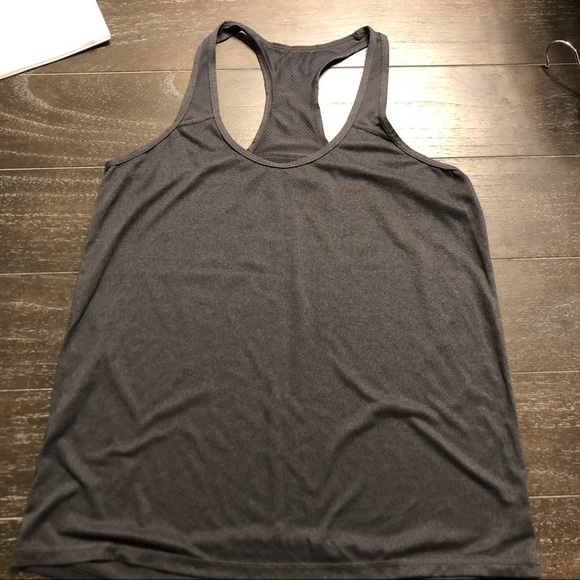 Xersion racerback dark gray tank work out top - Picture 4 of 5